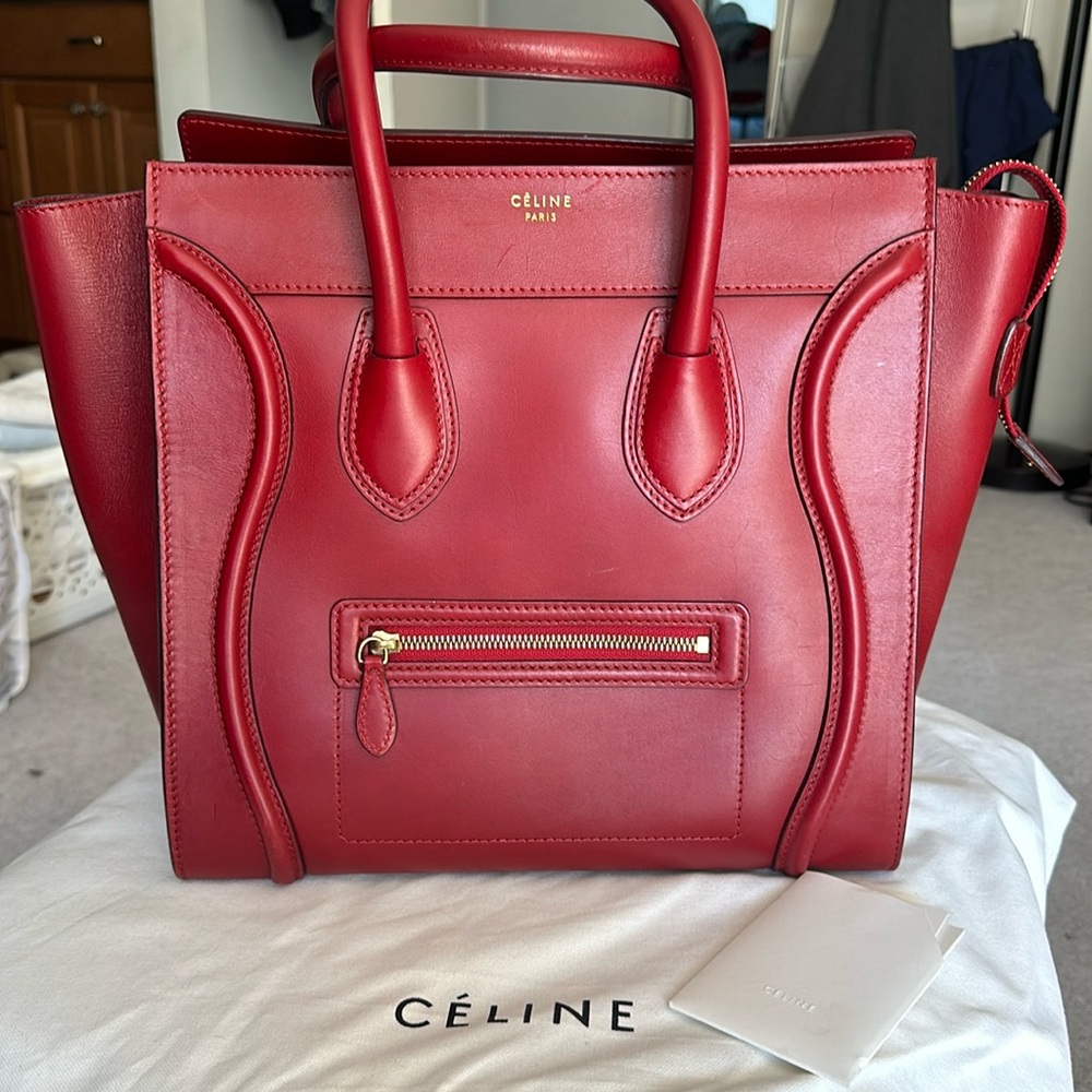 CELINE - RED LUGGAGE